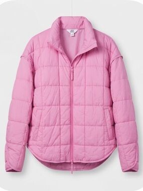 JOYLAB Oversized Quilted Puffer Jacket  Women’s M Pink